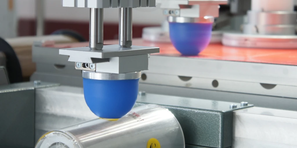 Farbübertragungszeit im Tampondruck