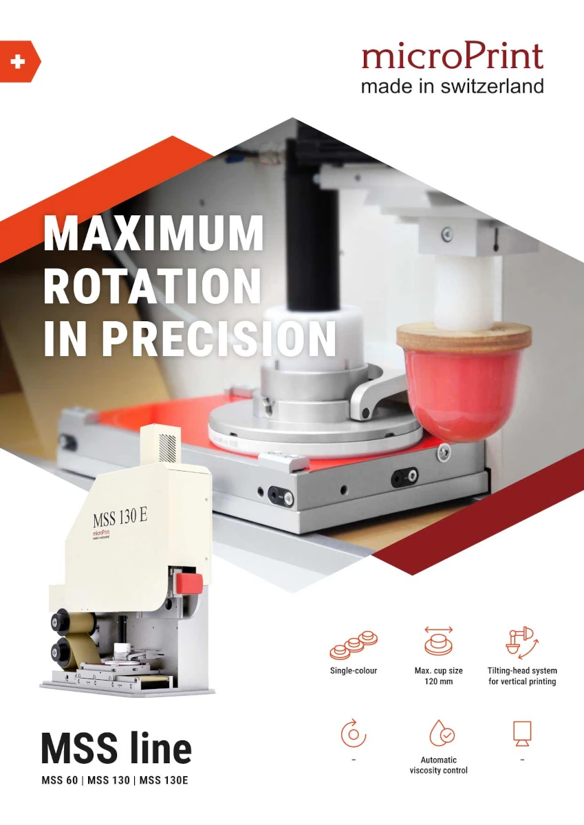 Product Brochure: Pad Printing Machine – MSS Line